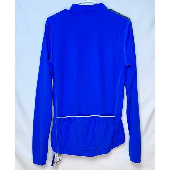 NWT Pearl Izumi Men's Size Medium Blue/Gray Quest Long Sleeve Cycling Jersey - Picture 2 of 8